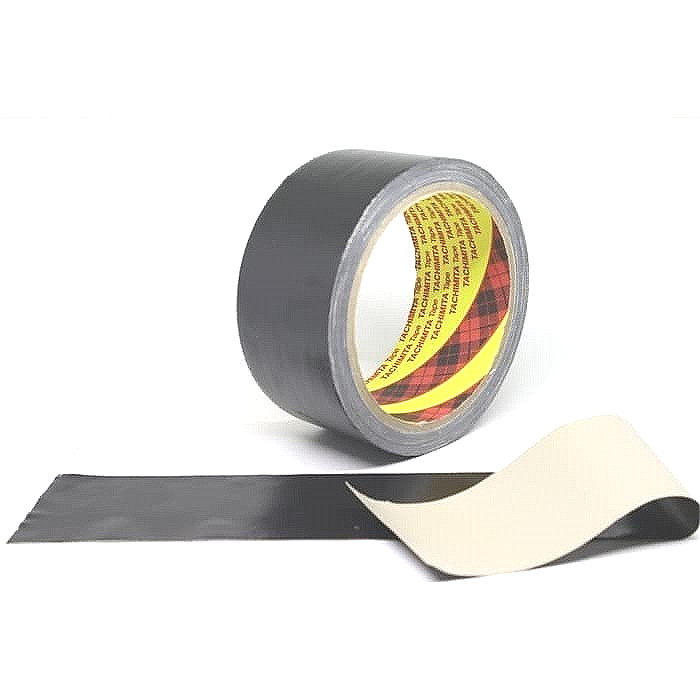 

LAKBAN KAIN ISOLASI 2IN 2INCH WARNA HITAM BERKUALITAS CLOTH TAPE