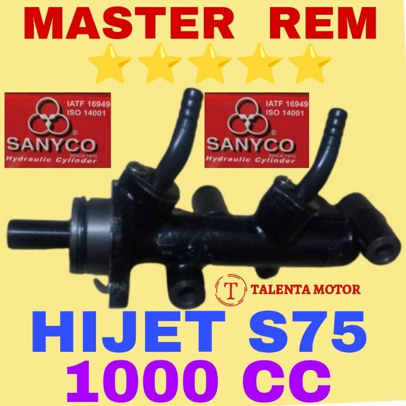 BM ASSY HIJET 1000 S75 MASTER REM ATAS PUSAT CENTRAL HIJET 1000 S75