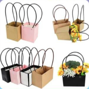 

kireipaper - Handbag BloomBag Flower Packing Bag Gift Box Tas Bouquet Flower KB1005
