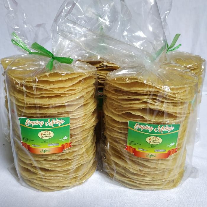 

Emping Melinjo Tipis Besar Manis Udang isi 50 biji by Omah Melinjo Terlaris