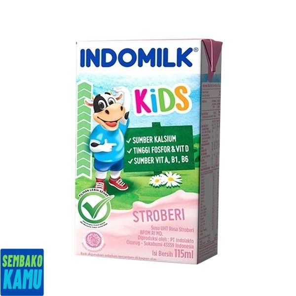 

Indomilk Kids Strawberry Tp 115 ml - Susu