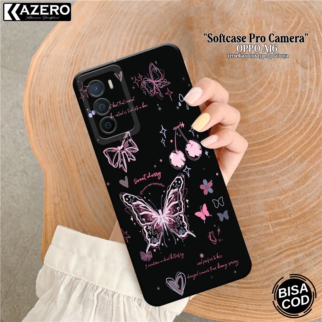 Softcase Hp OPPO A16 Terbaru Fashion Case Aesthetic Case OPPO A16 Silikon Pro Camera Casing OPPO A16