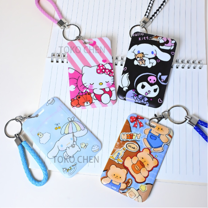 

ID Card Holder Motif Kartun Lucu | Tempat Pelindung Kartu Nama Photocard Sekolah Kantor