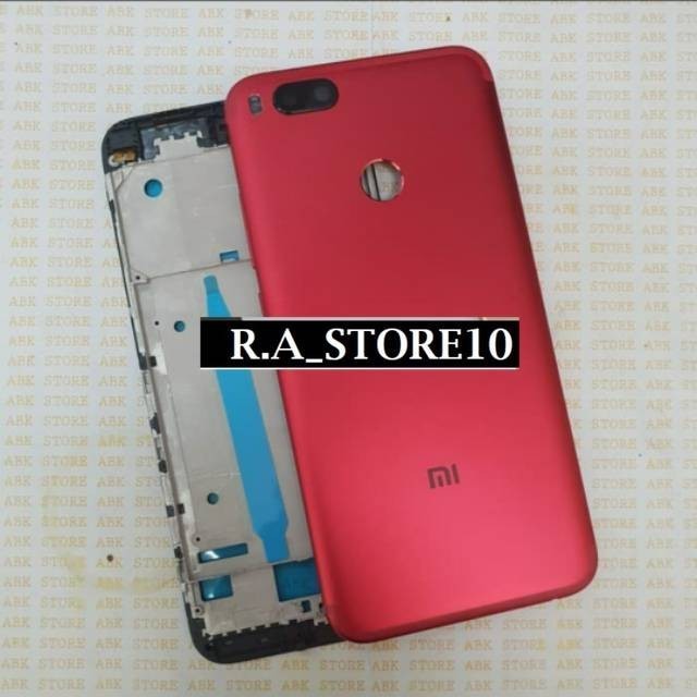Backdoor + Frame Xiaomi MiA1 Mi A1 Mi 5x Fullset / Casing Housing Fullset Backcover + Frame Lcd