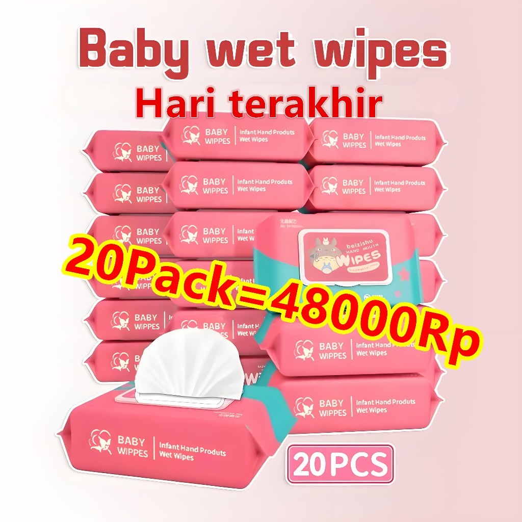 20Bungkus Tisu Basah Bayi Isi 80