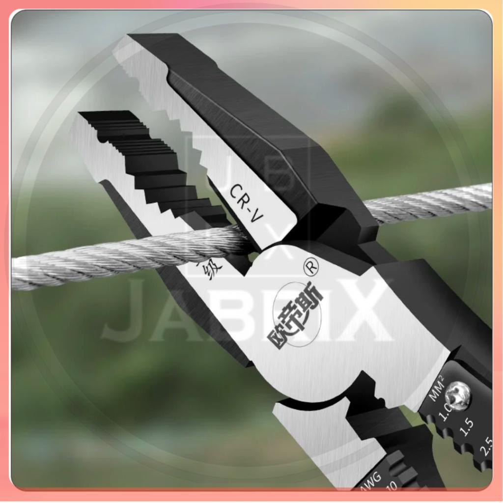 

[ JABRIX ] New!! Tang Potong Kabel Dan Baja 9 inch CRV Potong Wire Cutter Tang Listrik - TERMURAH