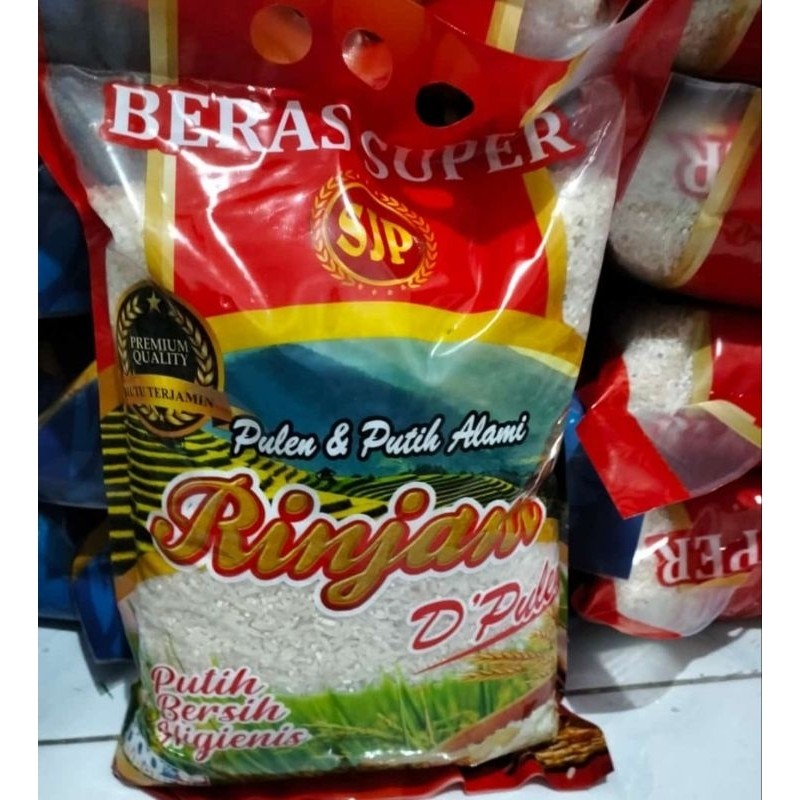 

PROMO beras Rinjani 5 kg pulen murah