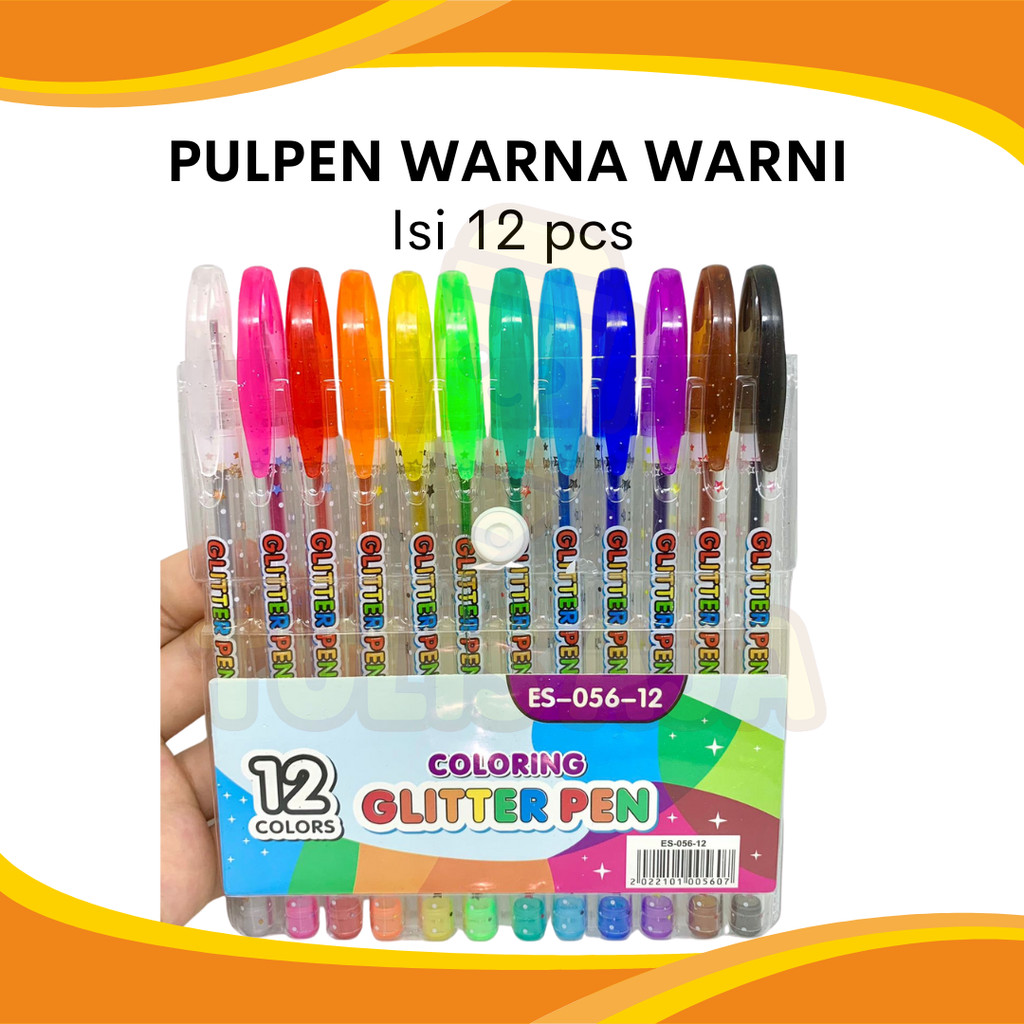

PEN GEL GLITTER PELANGI BLINK BLINK 12 WARNA