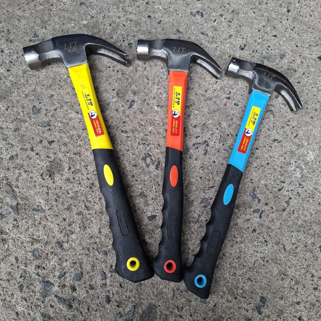 BAYAR DITEMPAT Palu Kambing Gagang Fiber Gerigi Magnet VPR 8 Oz