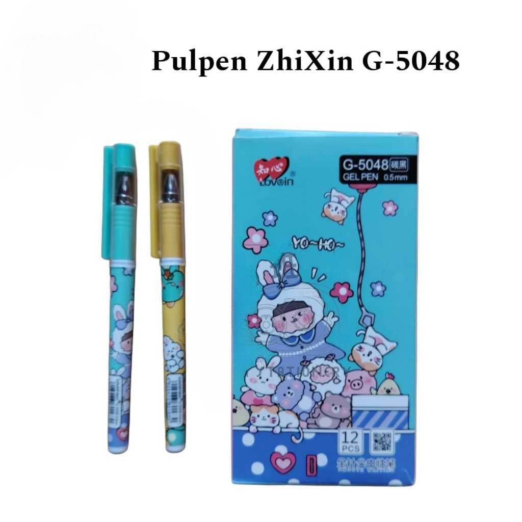 

Pulpen Zhi Xin G-5048 0.5mm Bolpen Pena Tinta Gel Pen ZhiXin - MY