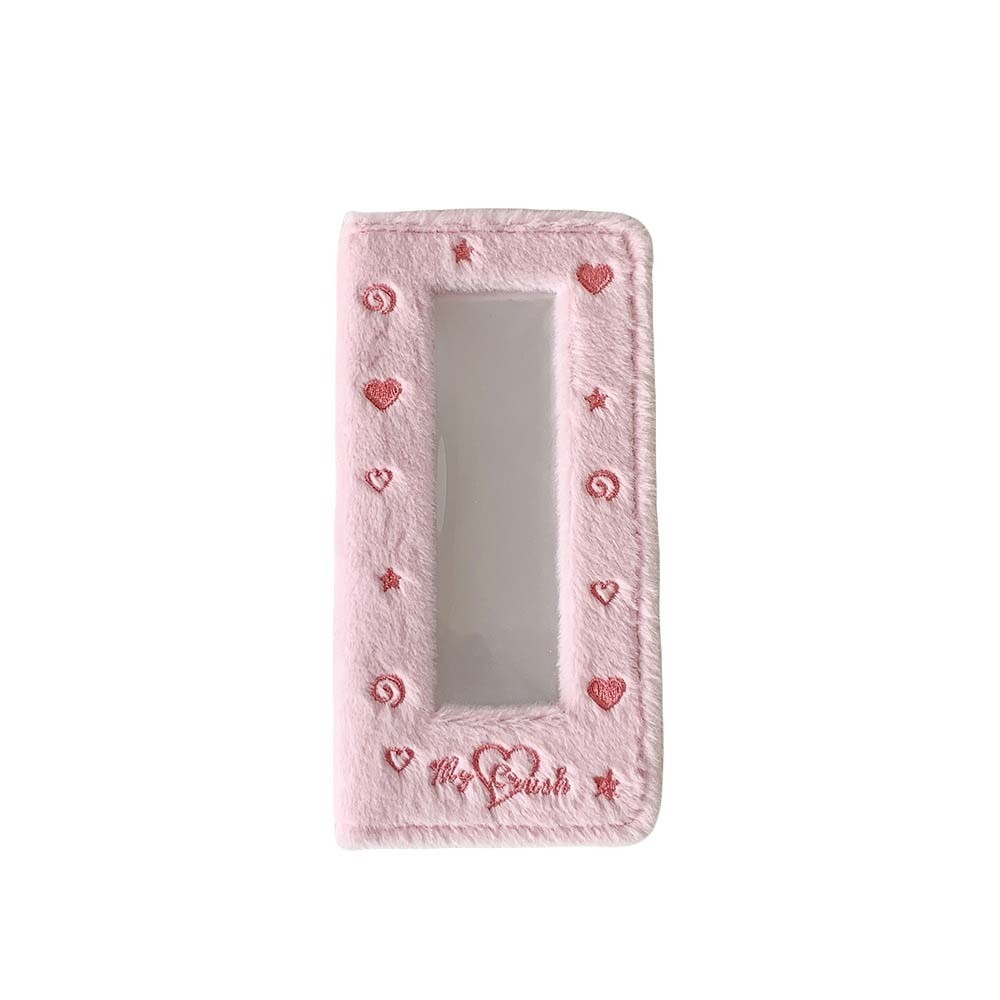 

Four Grid Photo Korean Photocard Holder Plush ID Card Cover Idol Card Display Protector Picture Decoration Card Protective Case