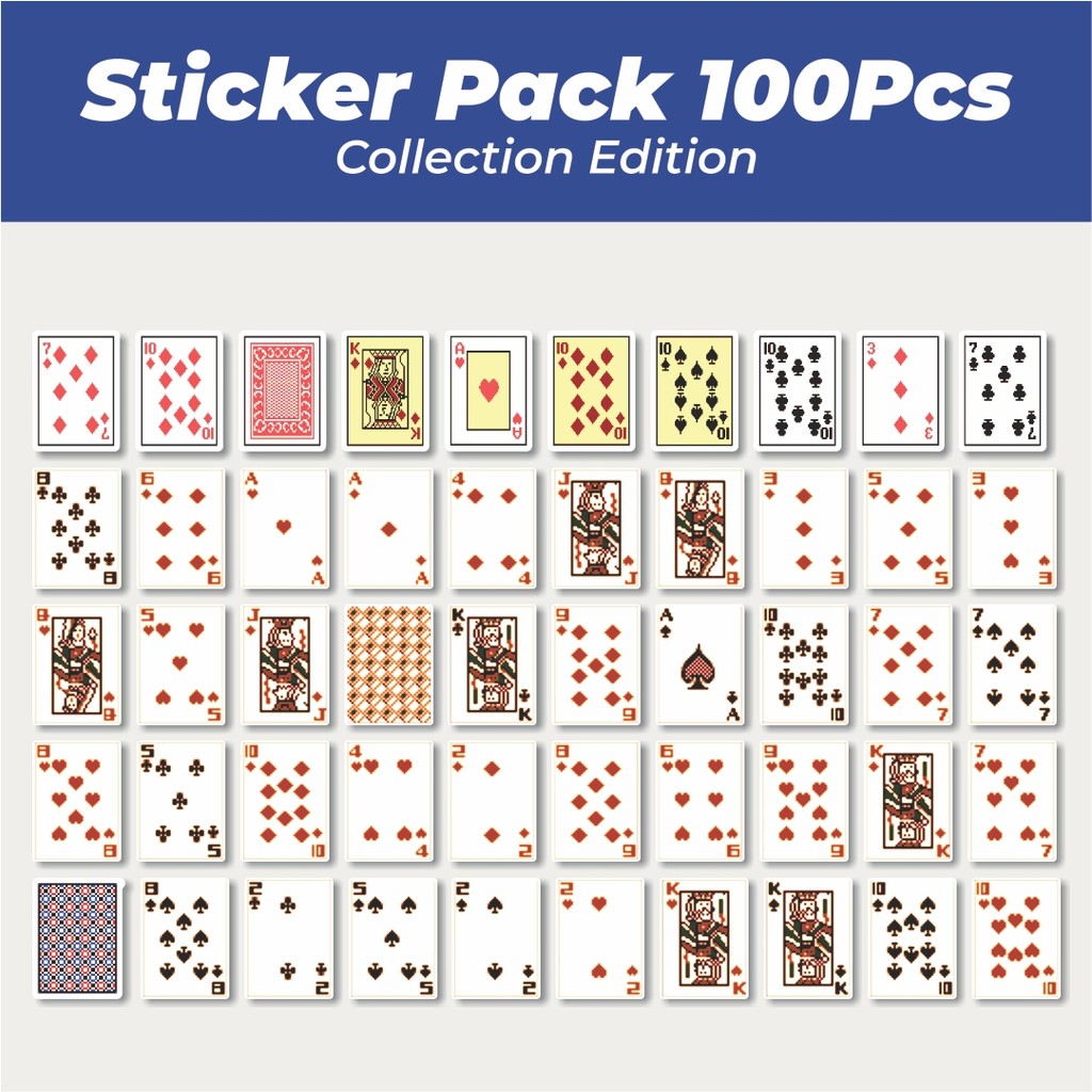 

Hot Stiker Kartu Poker V10 Lucu Anti Air Stikers Berperekat Waterproof Sticker Decal Buat Motor Helm Buku Journal Koper Casing HP Laptop Botol Minum