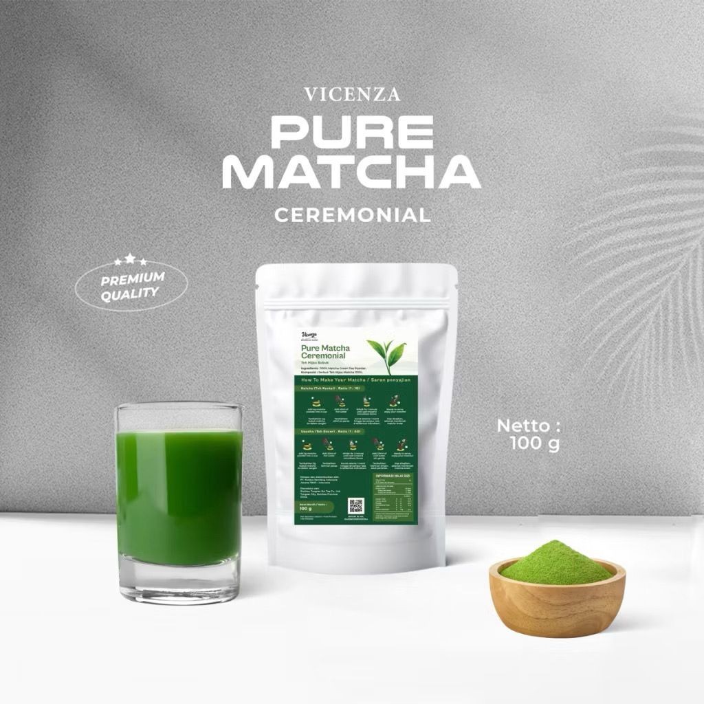 

VICENZA Pure Matcha Ceremonial Grade Matcha LUXURY 100 Gr
