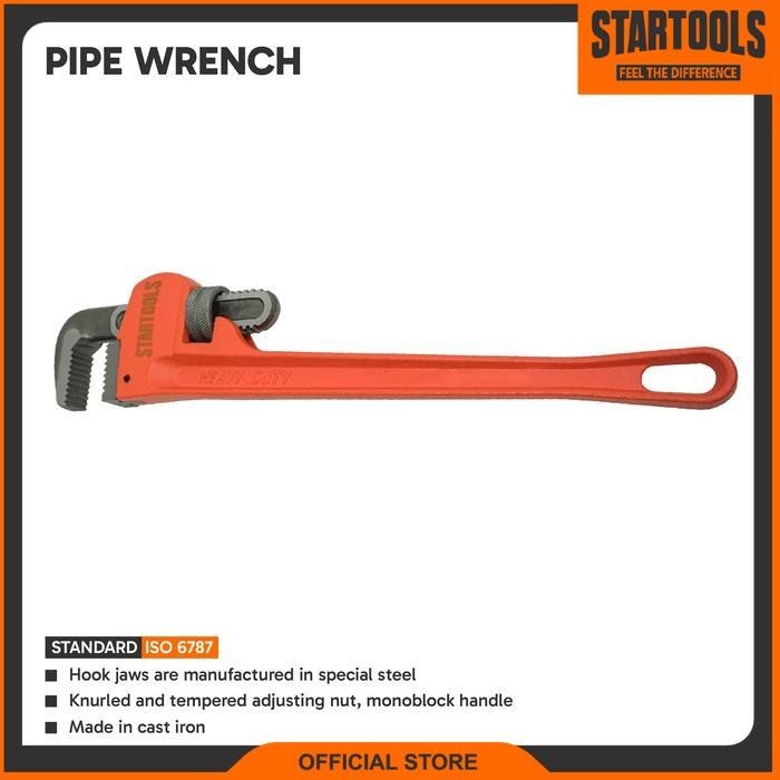 

Startools Pipe Wrench / Kunci Pipa Heavy Duty 24