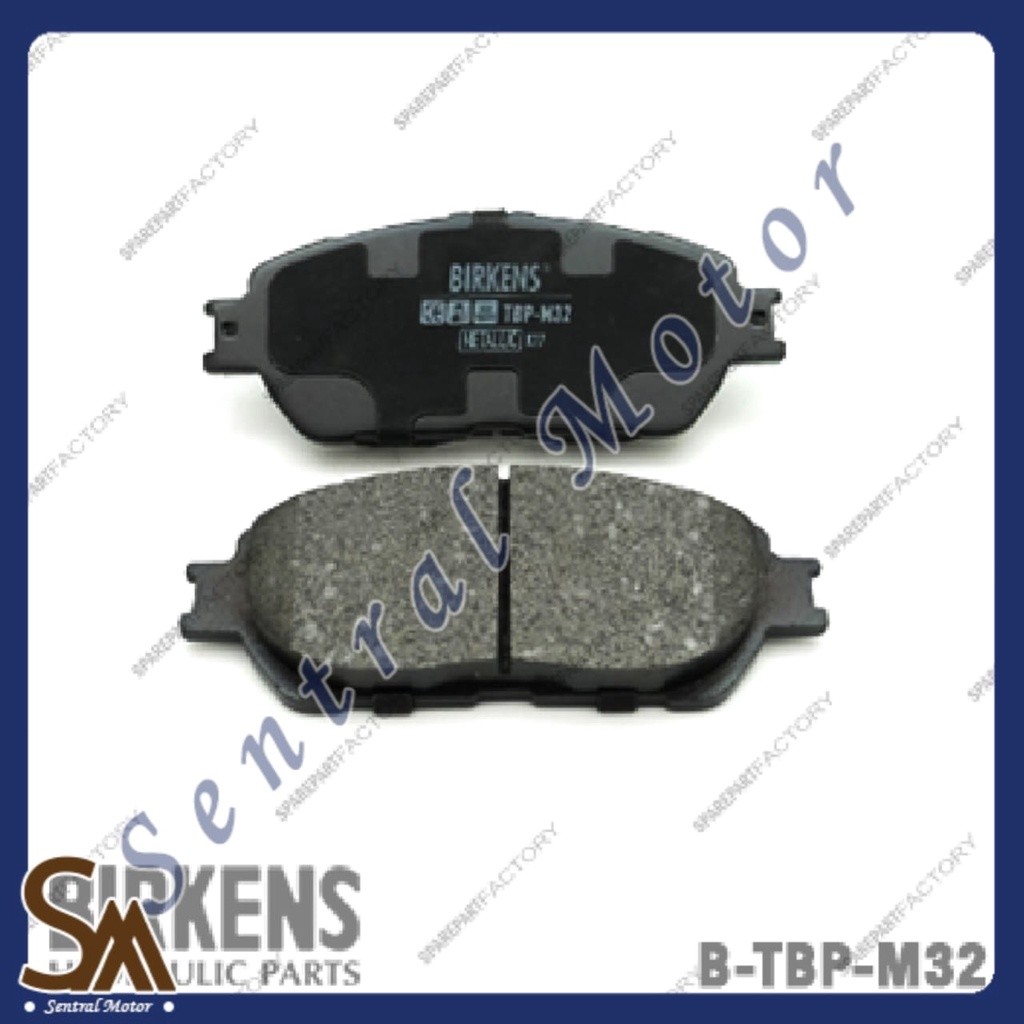 Brake pad kampas rem depan Toyota Alphard Old Birkens