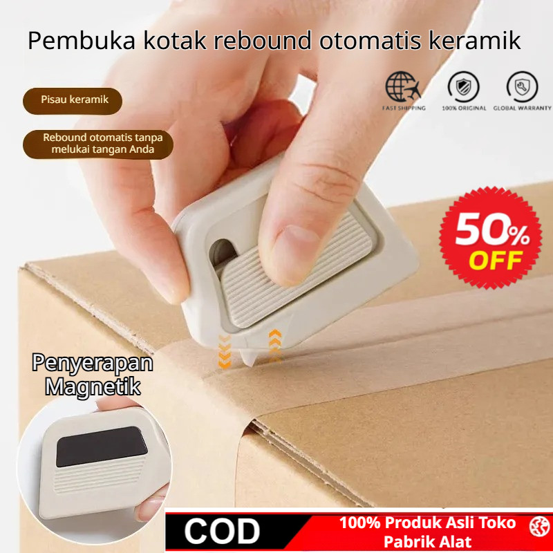 

⭐Pengiriman Cepat 24 Jam⭐BELI 1 GRATIS 1 Pembuka Kotak Dopamin Modis/Pisau Pembuka Kotak Magnetik Otomatis/Pisau Rebound Serbaguna/ Alat Unboxing Praktis / Mata Pisau Keramik Tajam/Portable dan Safety/Untuk Craft dan Office