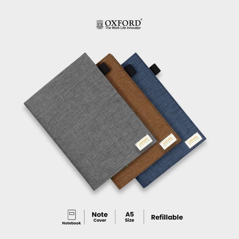 

Oxford Korea Notebook A5 Refillable E88A5 Isi 80 Lembar Cover Buku Toscano Premium