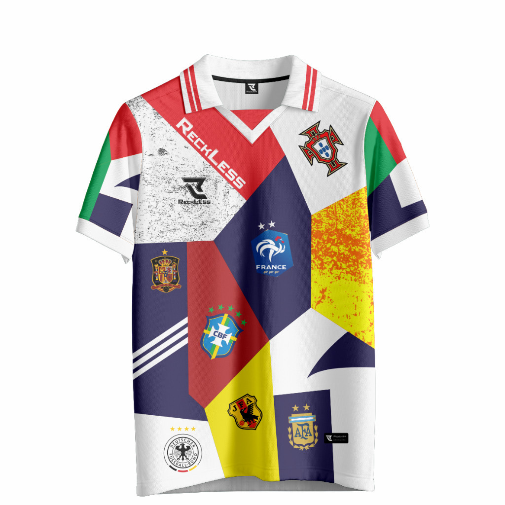 RECKLESS // Jersey RETRO COUNTRY // Jersey Band // Jersey Retro // Jersey Vintage // Baju Bola // Je