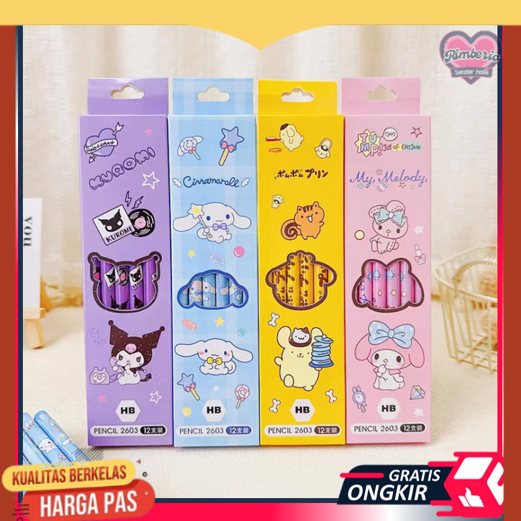 

Gratis Ongkir - S6290 Pensil Motif Karakter / Cute Pensil Belajar Isi 12 PCS / Alat Tulis Sekolah Karakter Lucu