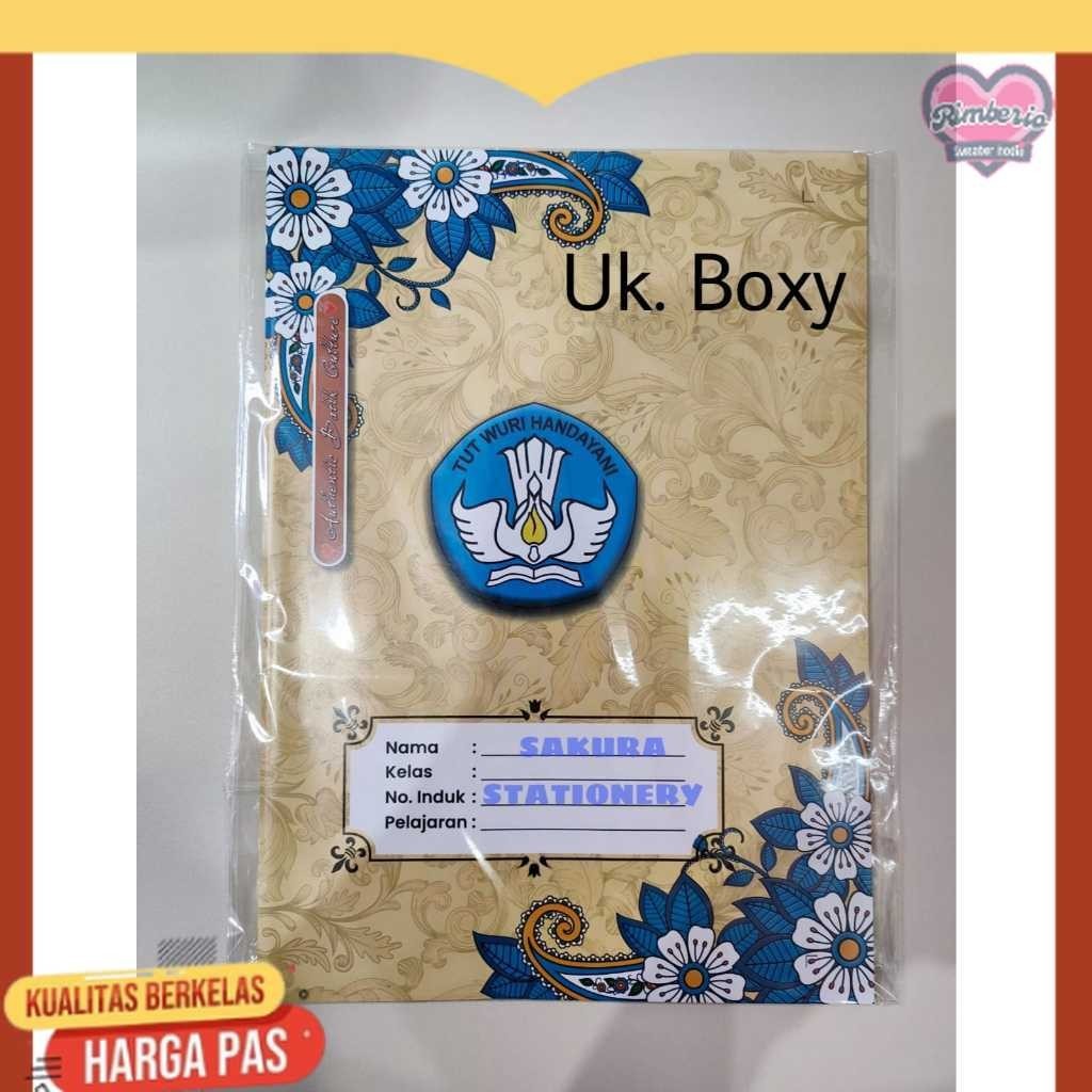 

Sampul Buku Boxy Motif Batik Pack