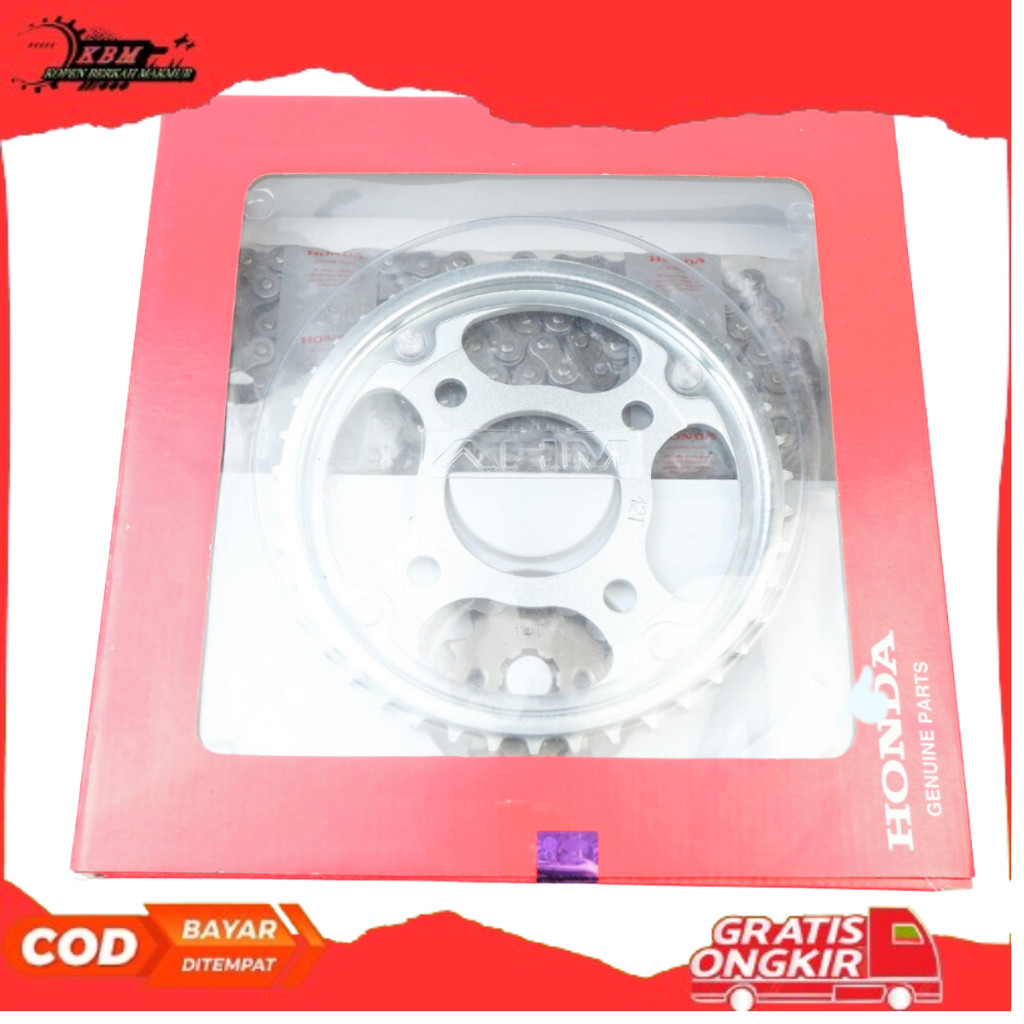 gear belakang megapro - gear set verza - gear set komplit gir megapro KYE