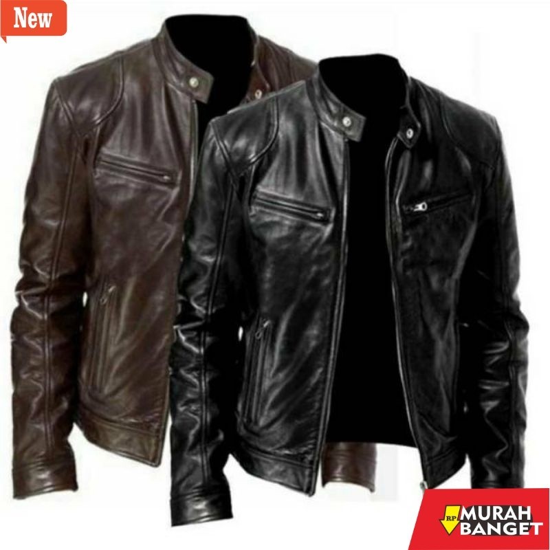 jaket kulit pria garut Jaket Kulit Pria/ Jaket kulit Terbaru/Jaket Kulit Keren/Jaket Kulit Asli Garu