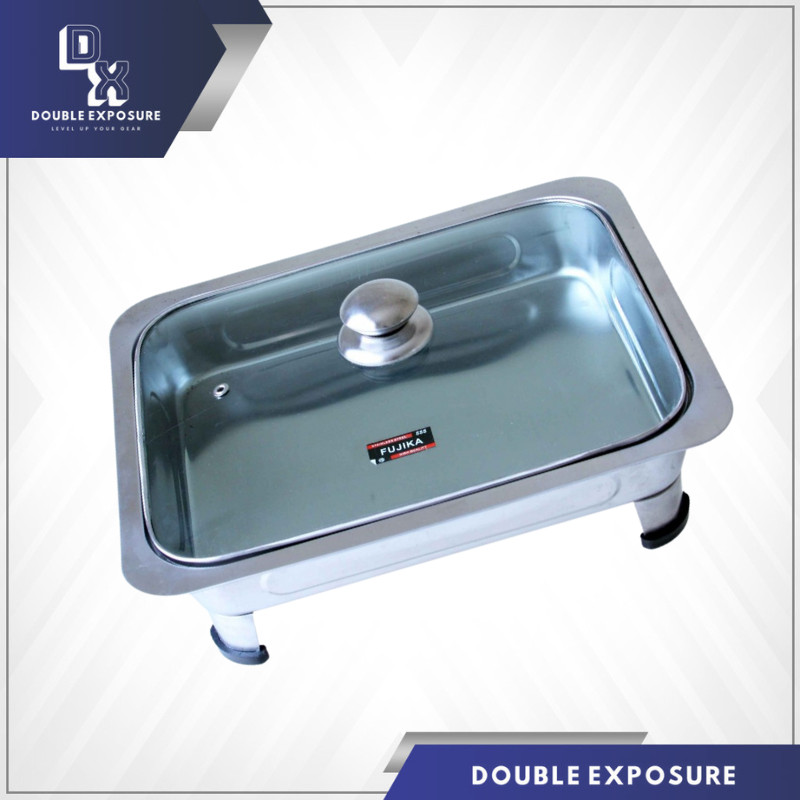 PRASMANAN TUTUP KACA • WADAH SAJI MAKANAN DENGAN TUTUP KACA