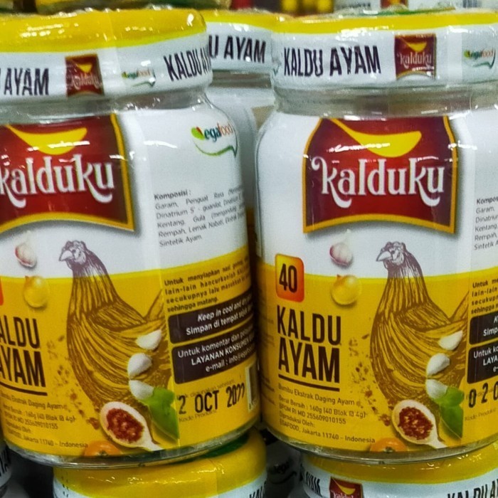 

Kalduku kaldu ayam block blok cube 160 gr 40's