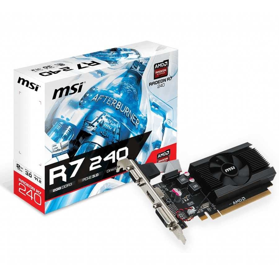 JM MSI Radeon R7 240 2GD3 64B LP 2GB DDR3 Low Profile