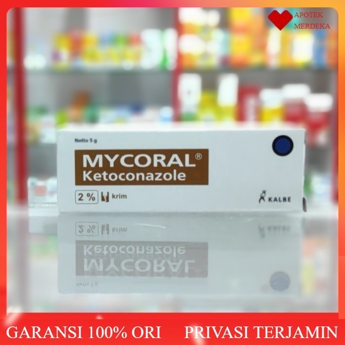 mycoral cream 5 gr / salep panu / krim gatal panu kulit