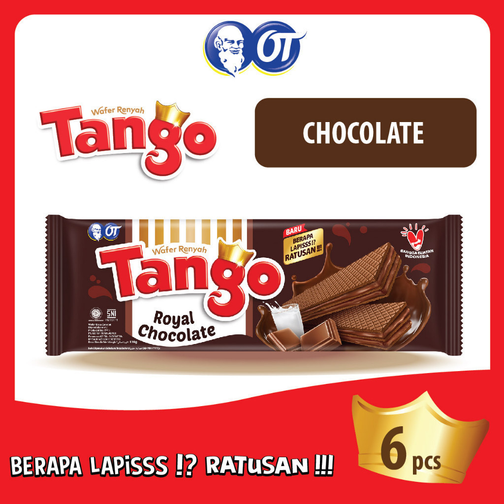 

WAFER TANGO COKLAT 120GR - [ISI 6PCS].