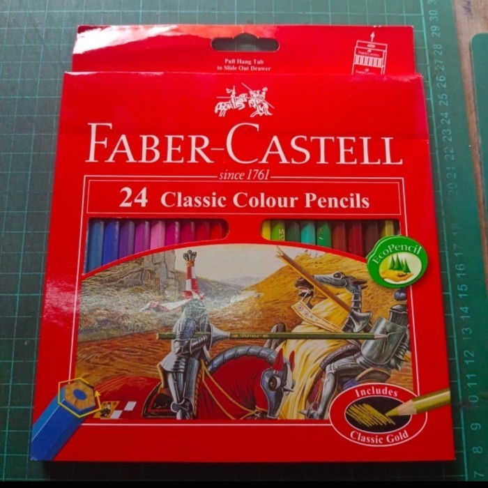 

pensil 24 warna faber castell - classic 24 warn