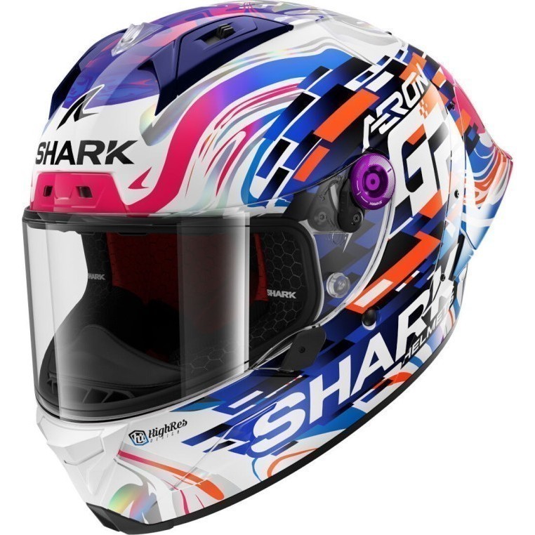 Helm Motor Full Face - Shark Aeron GP Zarco Original