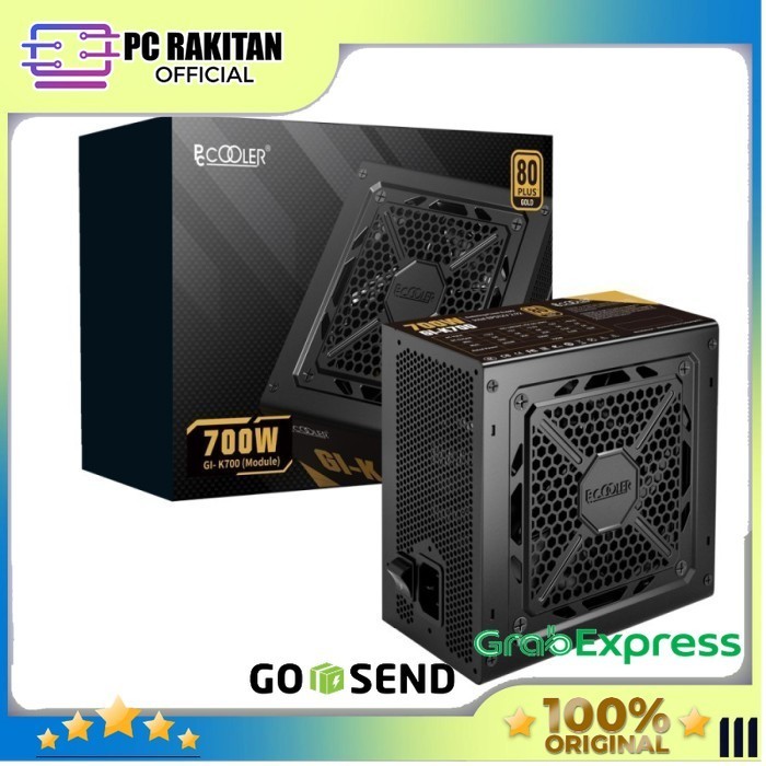 PCCOOLER PSU GI-K700 700W - 80+ Gold Full Modular