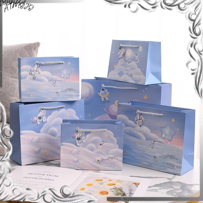 

Paper Bag Astronot | Goodie Bag | Tas Souvenir | Tas Ulang Tahun