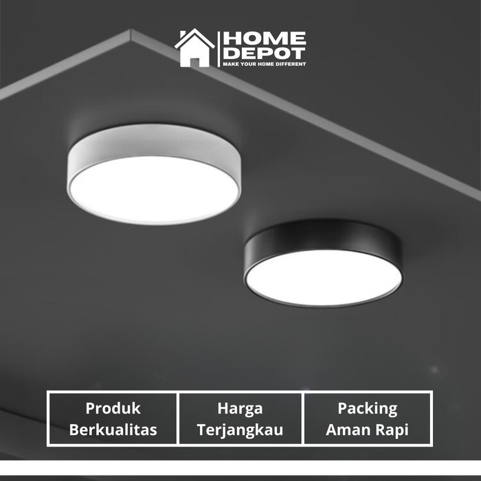 Lampu Plafon Minimalis Led Rumah Teras Kamar Tidur Hias Bulat Simple