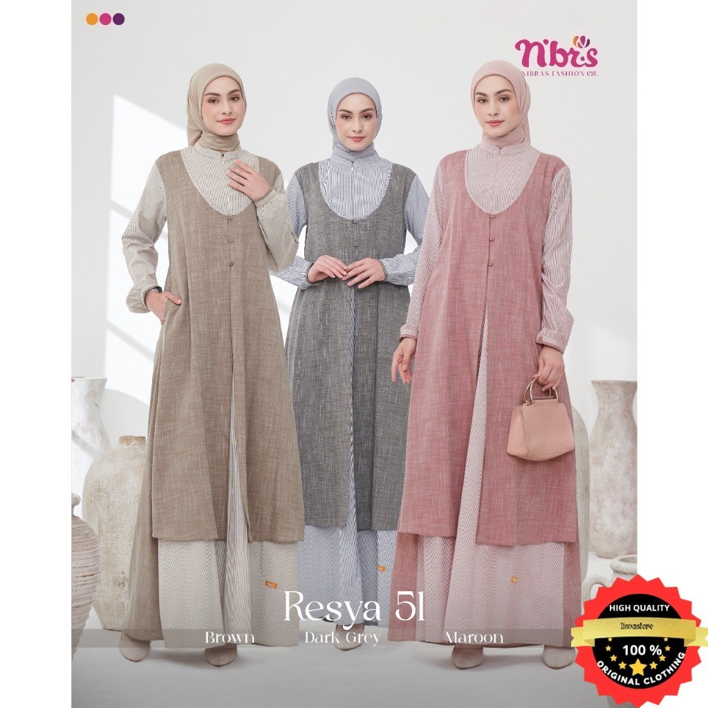 RESYA 51 GAMIS NIBRAS TERBARU