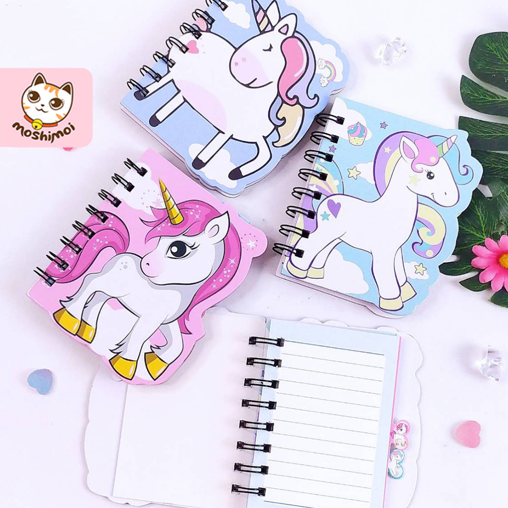 

Notebook/Notes/Memo/Agenda/Buku Catatan/Buku Harian Spiral Motif Kuda Lucu