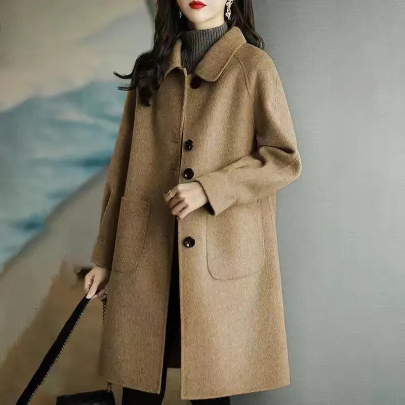 blazer long coat wanita / long coat import premium / coat panjang wanita korea