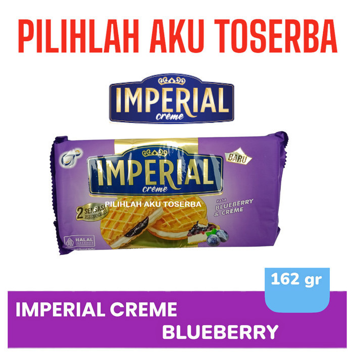 

IMPERIAL cream BLUEBERRY FAMILY PACK 162 gr - ( HARGA 1 pcs )