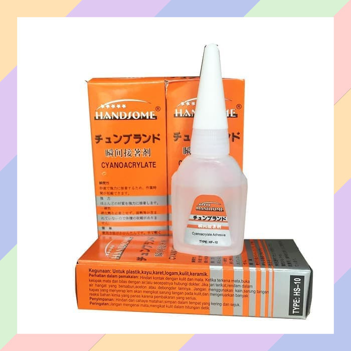 

AT33 Lem Korea Lem Instan Lem Cair Power Glue Lem Tetes Kayu Furniture 34A4