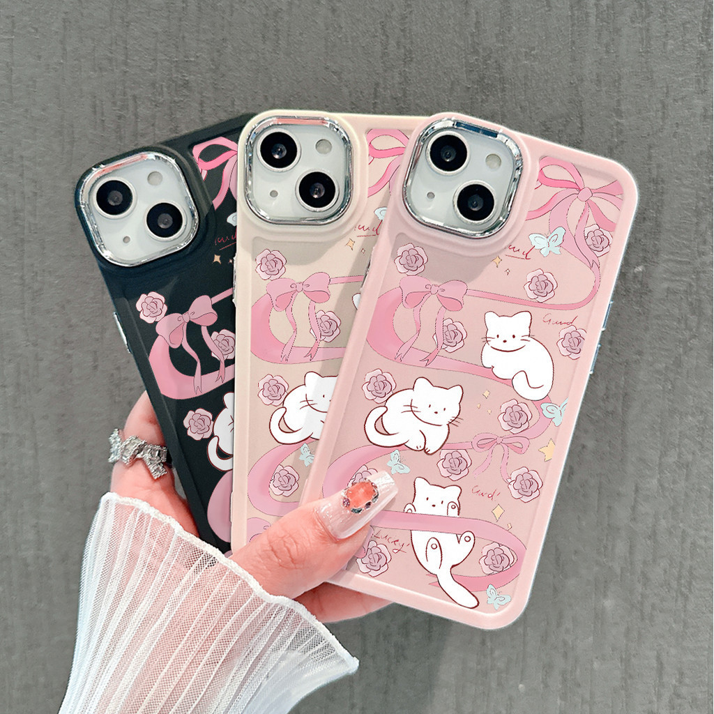 PEARL BLACK PINK CASE iPhone Sosftcase 7 8 Plus X XS MAX XR 11 12 13 14 PRO MAX PLUS