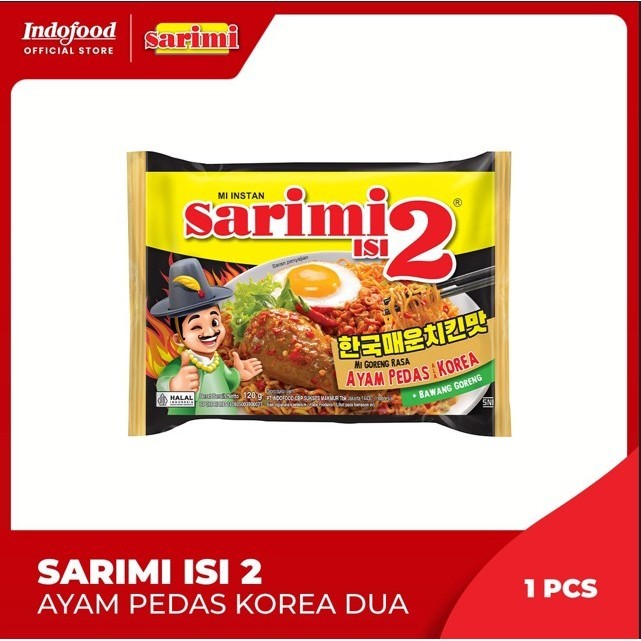 

Sarimi Goreng Ayam Pedas Korea Isi Dua 120 Gr