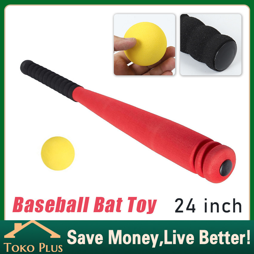Mainan Tongkat Baseball Anak Bahan Busa Baseball Bat Stick - Softball - Addo Out And About Baseball 