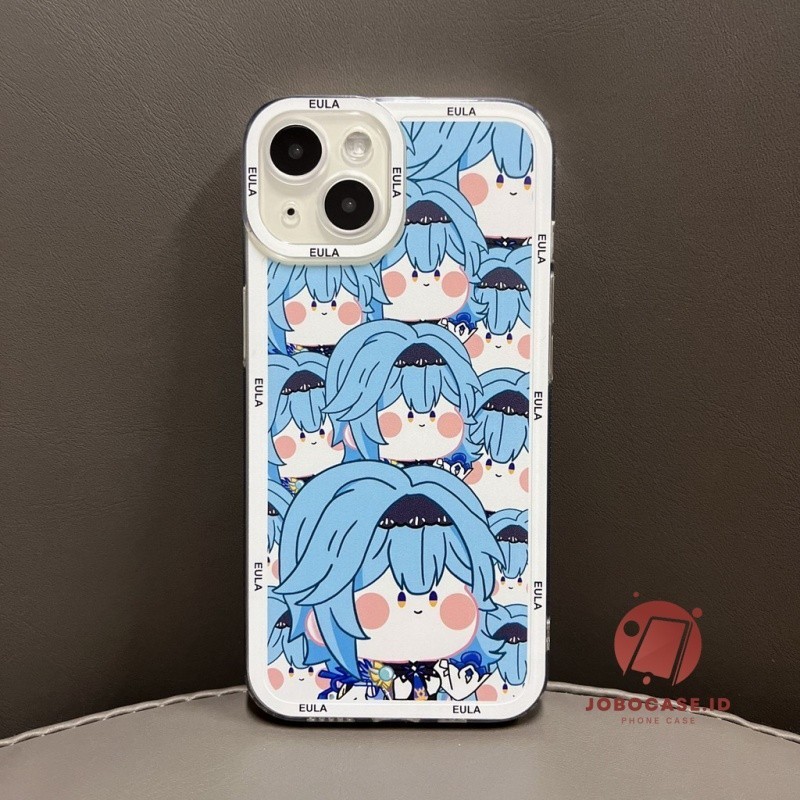 Case Realme Premium Eula Genshin Impact  Transparent Protective Case C65 C67 C55 C53 C51 C30s C21y C