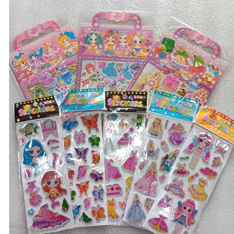 

Paket 6 Stiker Anak Timbul Karakter Dan Stiker Model Tas / Karakter RANDOM / Mainan Anak / M A