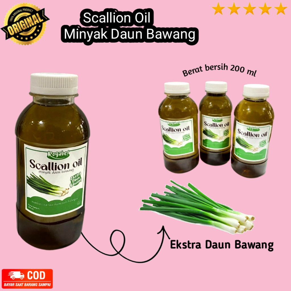 

Scallion Oil - Minyak Daun Bawang 200ml 100% Original dan Alami - B N