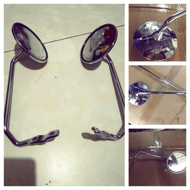 Spion bulat langsungan .. Vespa lawas