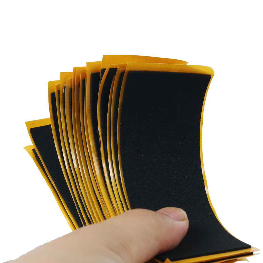 30pcs/Lot Black Fingerboard Deck Uncut Tape Stickers Black Foam Grip Tape Stickers 38mmX110mm non-sl