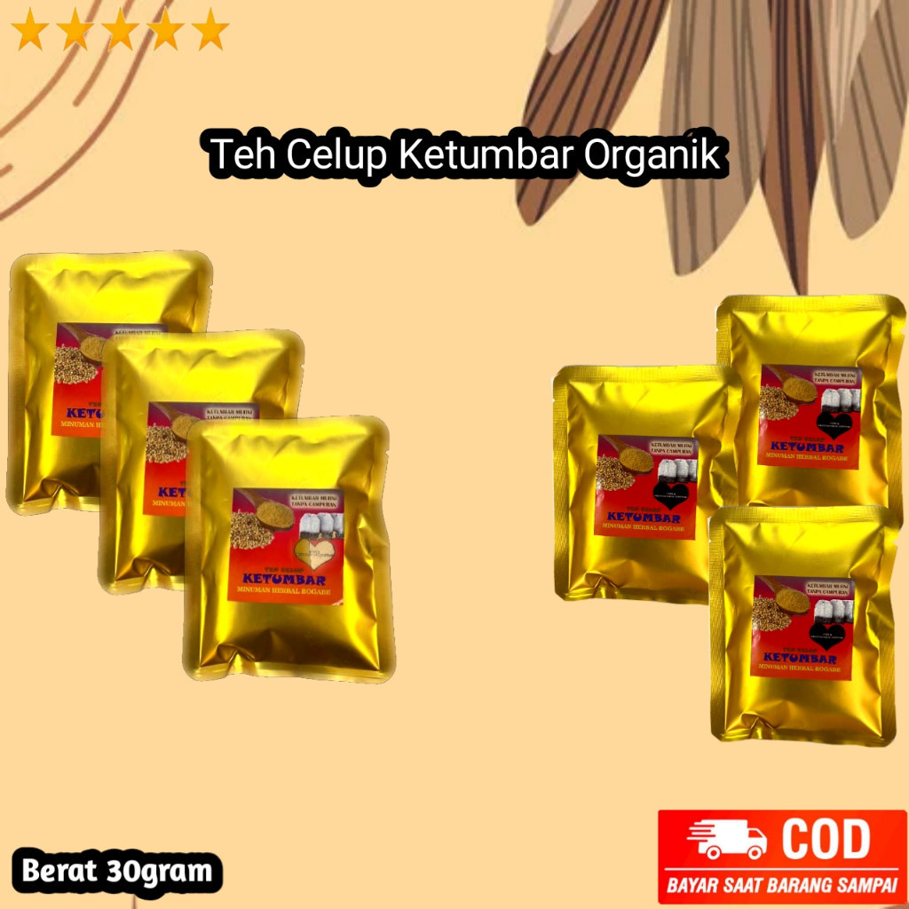 

Teh Celup Ketumbar Organik 100% Asli Tanpa Campuran 1 Bungkus isi 5 / I B